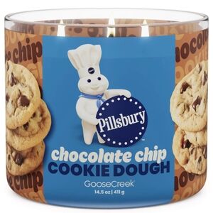 Goosecreek Pillsbury Chocolate Chip Cookie Dough 3-Wick Candle NEW RARE